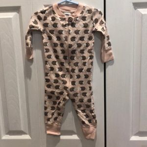 Hanna Andersson 70cm/9-12mo girls pink pajamas